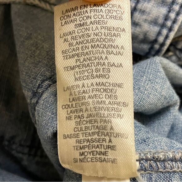 DKNY Jeans Capri Cropped Lightweight Jeans Light blue Size 12 - Picture 8 of 12